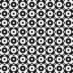 Poster - A black and white checkerboard pattern with the same pattern on every square.