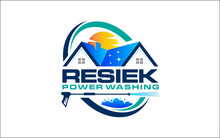 Illustration Vector Graphic Of Pressure Power Wash Spray Logo Design Template-26