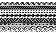 Polynesian Maori Pattern Vector Illustration Wallpaper Tile Tatto Design Line Tribal 문신도안 건대타투 마오리