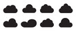 © Marinko - Clouds set isolated on white background. Collection of clouds for web site, poster, placard and wallpaper. Creative modern concept. Clouds vector illustration