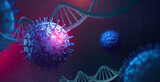 Fototapeta Sport - Virus - DNA - Infection