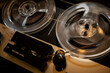 © Tetra Images - Retro reel-to-reel tape recorder used for spying