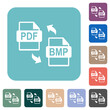 © botond1977 - PDF BMP file conversion rounded square flat icons