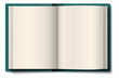 © VectorBum - Two page spread mockup. Realistic open book top view