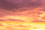 Fototapeta Zachód słońca - Colorful sunset in the sky.