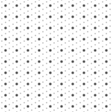 Square Seamless Background Pattern From Geometric Shapes Are Different Sizes And Opacity. The Pattern Is Evenly Filled With Small Black Snowflake Symbols. Vector Illustration On White Background