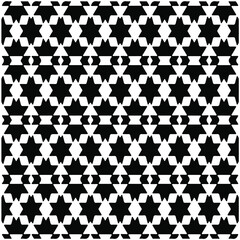 Vector ethnic pattern with symmetrical elements . Repeating geometric tiles from striped elements.Monochrome texture.Black and 
white pattern for wallpapers and backgrounds.