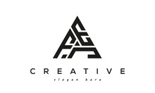 FEJ Creative Tringle Letters Logo Design