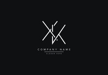 XK Letter Logo Design On Luxury Background	