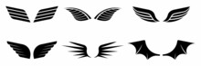 Black Wing Vector Collection Set