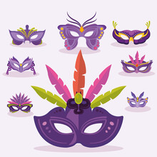 Eight Purple Mask
