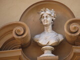 Fototapeta  - detail of the sculpture in facade of building