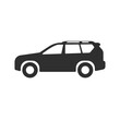 © rn_renaldo - Simple Car Icon Vector. Flat Hatchback symbol. Perfect Black pictogram illustration on white background.