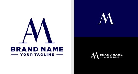 MA LOGO MONOGRAM ELEGANCE LUXURY EDITABLE