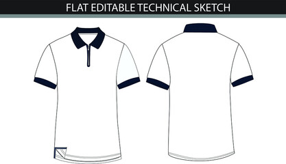 illustration of a Polo shirt vector