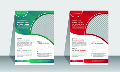 Corporate business Flyer design template