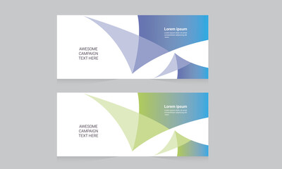 Wall Mural - Corporate Banner Layout Template Design