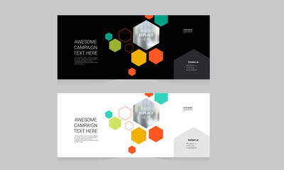 Wall Mural - Corporate Banner Layout Template Design