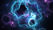 Beautiful Abstract Background For Art Projects, Cards, Business, Posters. 3D Illustration, Computer-generated Fractal