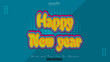 © YENI - happy new year text effect
