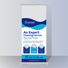 Cleaning Service RollUp Banner