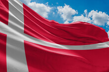 Flag Of Denmark The Flag Of Denmark Is Red With A White Scandinavian Cross That Extends To The Edges Of The Flag;