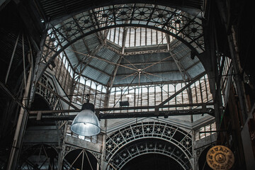 Poster - Interior of a market