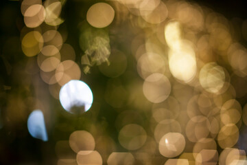 abstract background with bokeh defocused lights