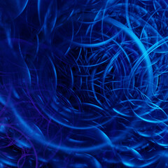 Abstract blue background. 3d illustration, 3d rendering