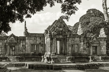 Prasat Mueng Tam Temple In Buriram Somewhere In Isan Northeast Thailand Asia