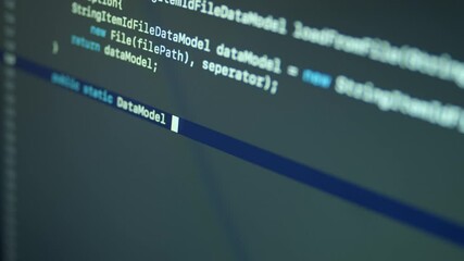 Wall Mural - java machine learning code typing