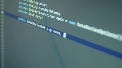 Wall Mural - java machine learning code typing
