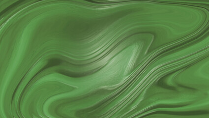 Wall Mural - Green background with dark wavy veins. 3d illustration