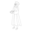 © illustratiostock - Isolated Wise Man christmas character Vector illustration