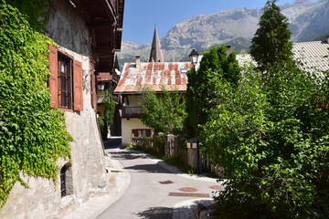 Canvas Print - La petite Rue du Champ de Ville à Vallouise