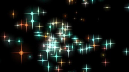 Wall Mural - futuristic starry fireworks in the dark night sky. close-up. nice decoration for a festive cheerful 
