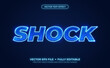 Shock electric style Editable Vector Text Effect