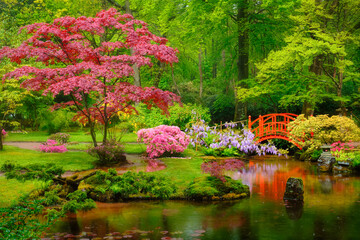 Japanese garden, Park Clingendael, The Hague, Netherlands