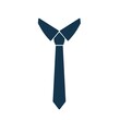 tie icon.  simple flat design isolated on a white background.