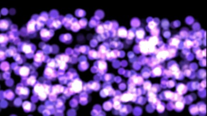 Wall Mural - abstract blue, light particles shimmer in endless space in the sun's rays of light. 3d. 4k. isolated