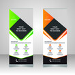 © tigrap - roll up and pop up banner design template vector