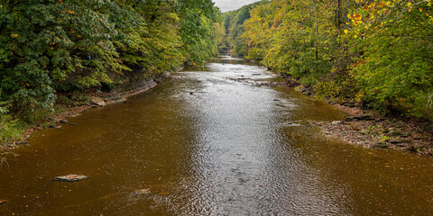 Canvas Print - Ashtabula River Ashtabula County Ohio