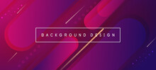 Purple Gradient Minimal Vector Background With Dotted And Circle Shape. Abstract Halftone Textured Backdrop For Banners, Presentations, Business Templates