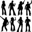 © PapaGray - 70s Disco Dancing Silhouette Pack