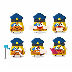 Wall Mural - A picture of cheerful school bag postman cartoon design concept