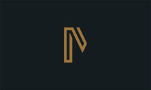 Initial Letter N Uppercase Modern Lines Logo Design Template Elements. Logo Design.