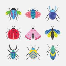 Nine Insects Scandinavian