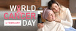 © Pixel-Shot - Daughter visiting her mother after chemotherapy at home. World Cancer Day