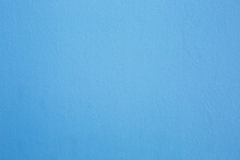 A Concrete Wall Painted Blue. Background, Texture.