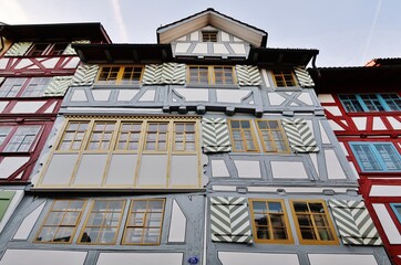 Wall Mural - Fachwerkhaus, Schwertgasse, St. Gallen